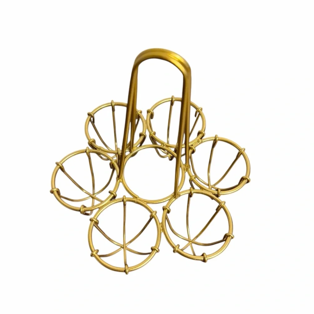 Gold Wire 6 Egg Holder